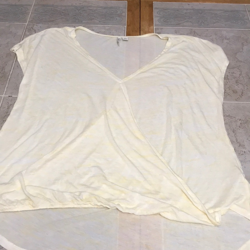 Yellow and white marbles t shirt